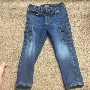 Indigo Kids Denim Cargo Pants